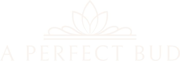 A Perfect Bud Logo White