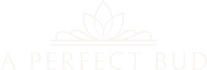 A Perfect Bud Logo White